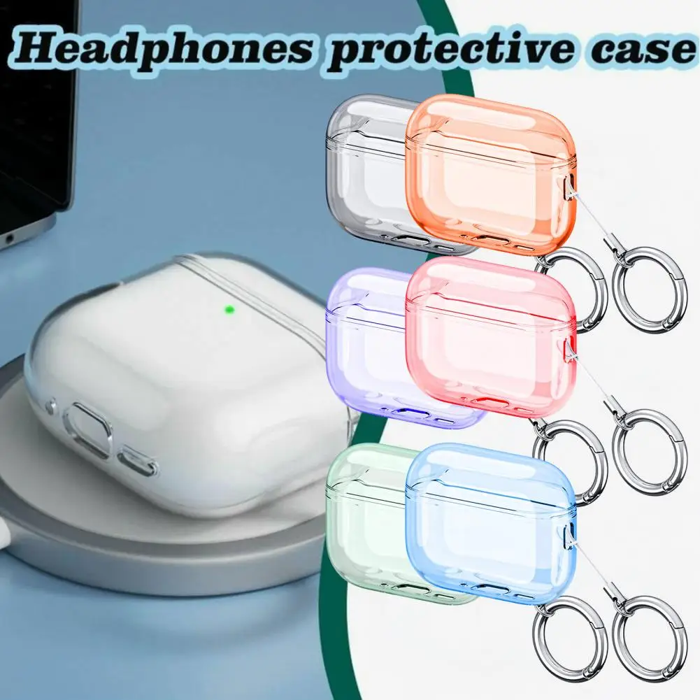 Earbud Protective Case Shockproof Earbud Case Tpu Protective Case for Airpods Pro 3 Shockproof Wireless Earphone Cover Portable