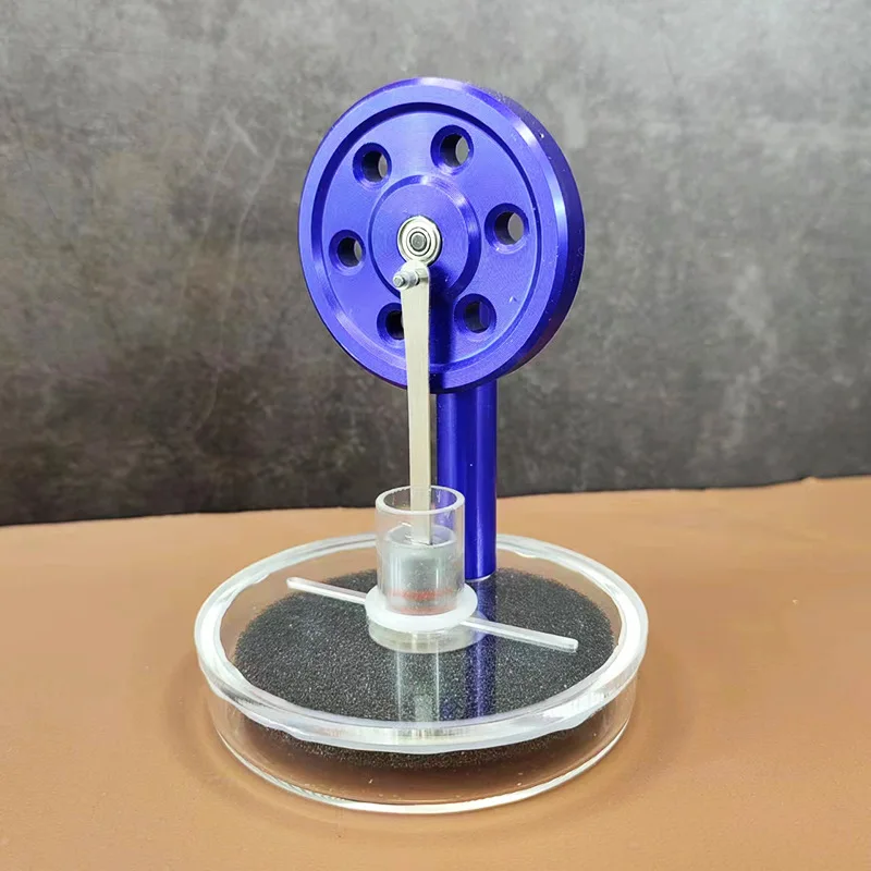 Low Temperature Difference Stirling Engine Model Steam Power Physics Experiment Kit Unique Novelty Educational Learning Toy