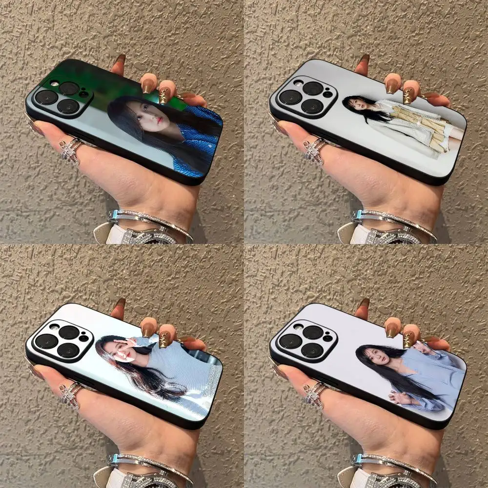 

Actress K-Kim Ji won Phone Case For iPhone 17,16,15,14,13,12,11,Pro,Max,Plus,E,Air,Mini Black Soft Box