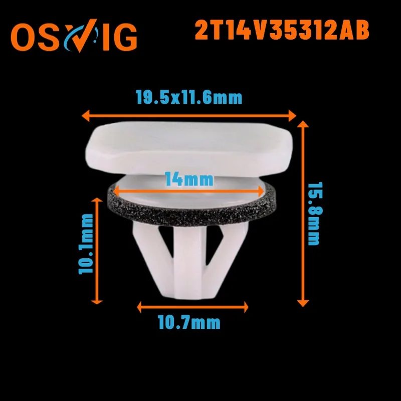 

20PCS 2T14V35312AB Ford Transit Connect models from 2002 to 2013 - Wheel arch liner fixing clips