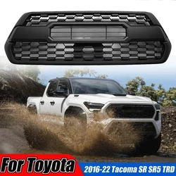 Auto Front air intake grille For Toyota 2016-2022 Tacoma SR SR5 TRD Front Bumper Grille Hood Grill Mat Car Refit Accessories