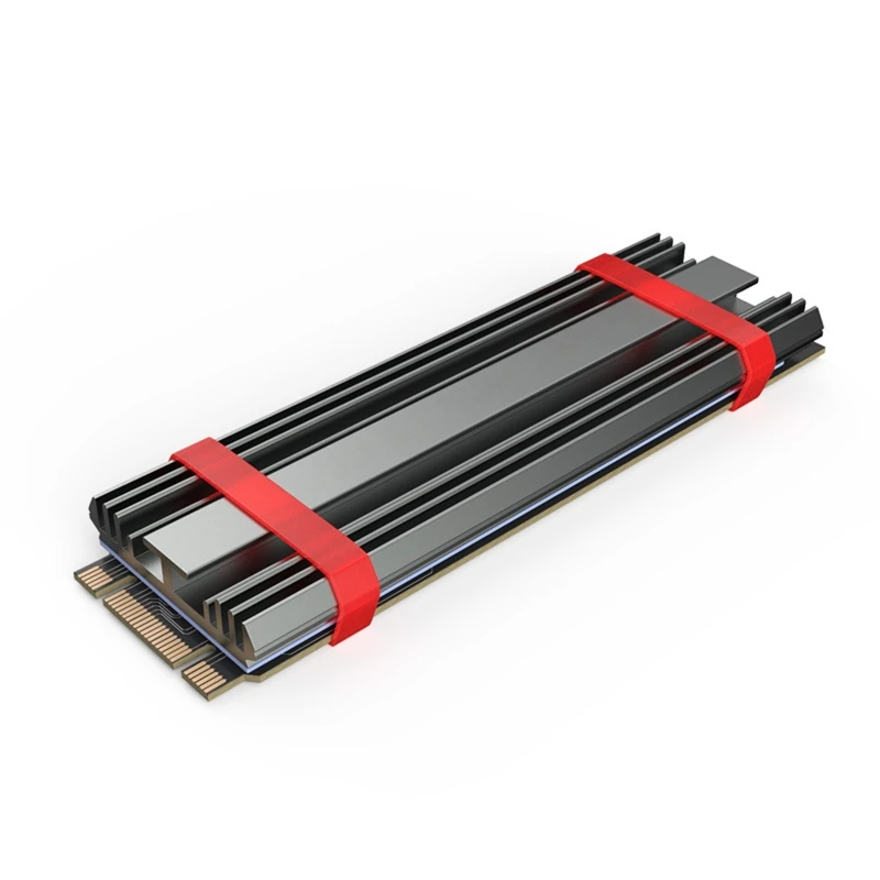 Para M.2 Rígido Estado Sólido Dissipador Calor Radiador Cooler com Almofadas Térmicas Silicone para NVME 2280