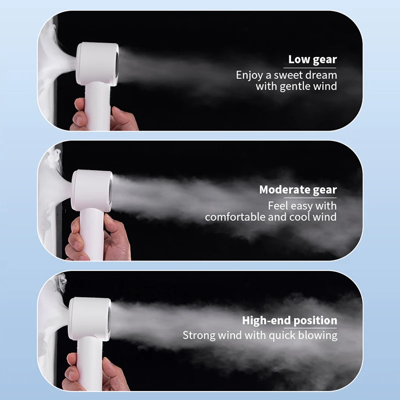 الجملة المحمولة 3000mAh شاشة ديجيتال ذكية + 100 التحكم في السرعة مروحة يدوية متكاملة للخارجية