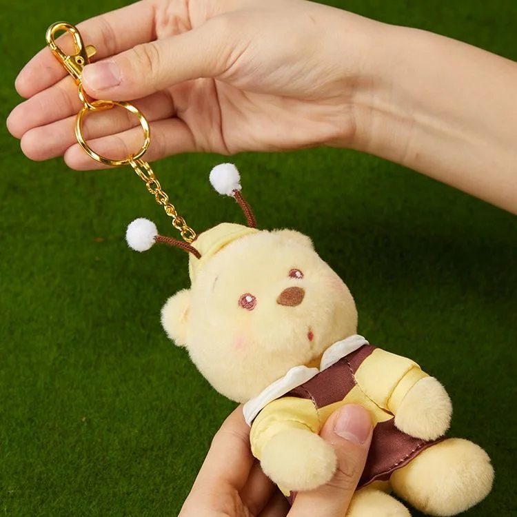 MINISO ديزني ويني ذا بوه المزحة حفلة أفخم المفاتيح Kawaii حقيبة سحر لينة محشوة تحصيل هدية 2025 جديد