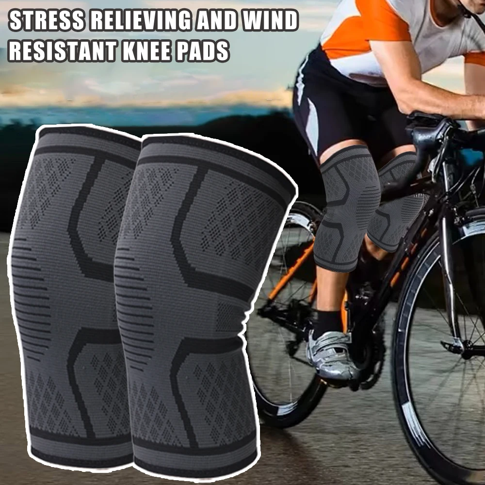 Breathable Knee Braces for Pain Pressure Fitness Knee Pads High-Elastic Meniscus Tear Arthritis Pain Relief Knee Care Sleeves