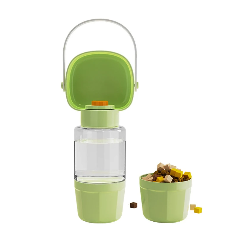 

Portable 2-In-1 Outdoor Cat And Dog Sports Kettle, Water And Food Packaging Dual-Use, Pet Companion Cup, Outdoor Pet Supplies