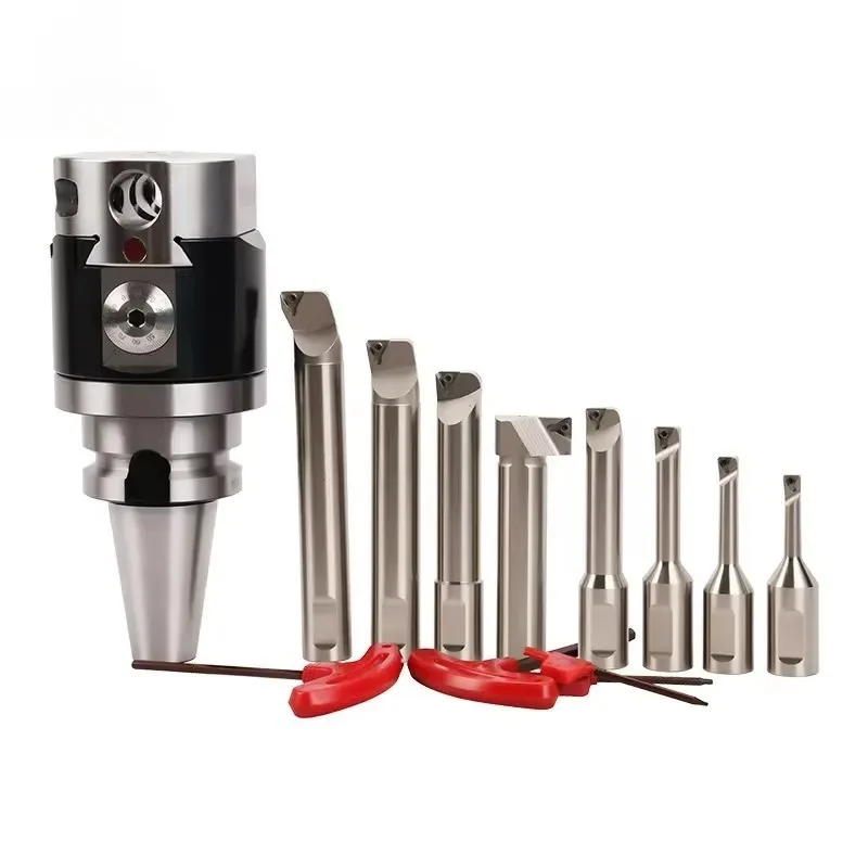 2026 High Precision Adjustable Fine Boring Head BT30 BT40 BT50 Boring Tool Shank NBH2084 Boring Head Set