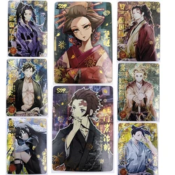 Nuovo Anime Fifth Bullet Demon Slayer Daki Tanjirou Nezuko Kochou Shinobu Game Collection Card Toys regalo di compleanno di natale