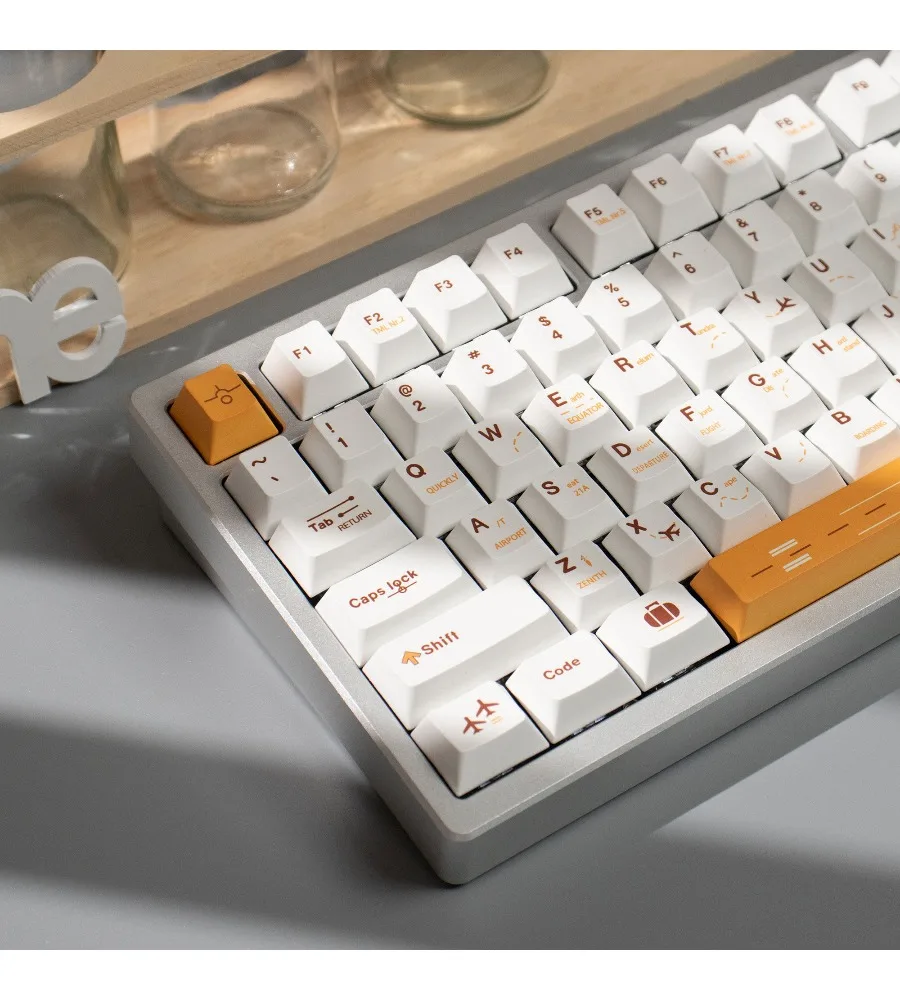 Flight plan keycap 148 keys Thickened PBT sublimation Original factory Highly adapted to wooting and other mechanical keyboards