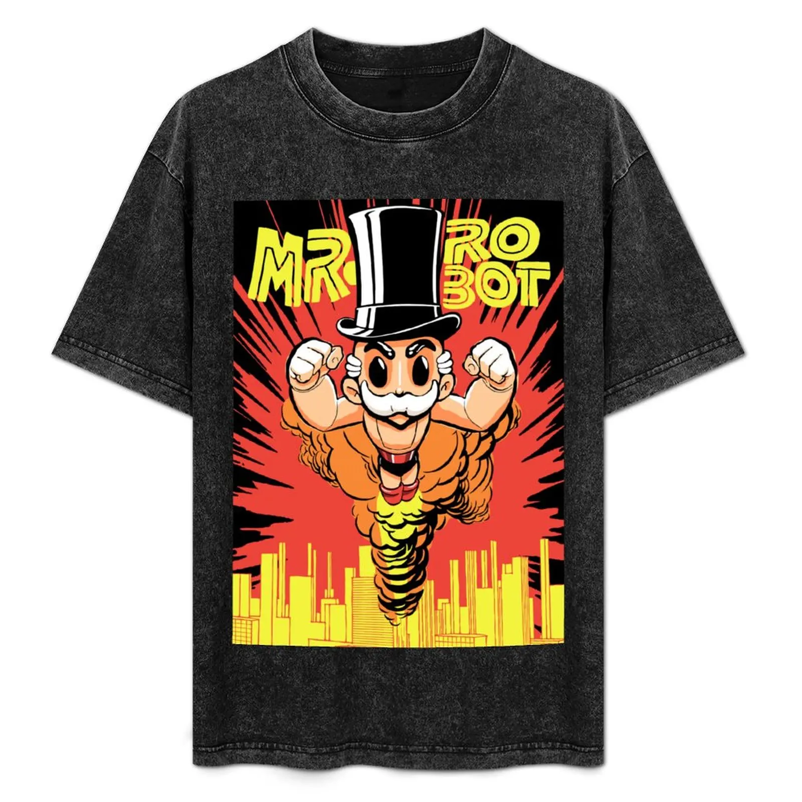 

The Robots T-Shirt oversizeds shirts graphic plus size tops boys whites shirts graphic tee men