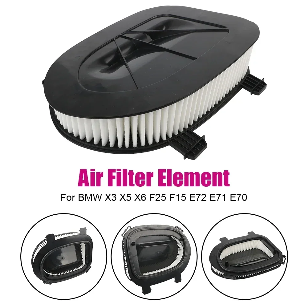 

High Quality Car Air Filter Element For BMW X3 X5 X6 F25 F15 E72 E71 E70 Auto Accessories OEM 13717811026 2.0-3.0L NEW