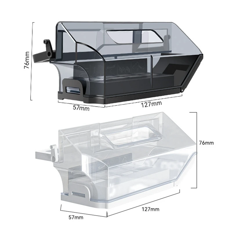 ฝุ่นกล่องฝุ่นคอนเทนเนอร์สําหรับ ECOVACS Deebot X1 OMNI/TURBO T10 เครื่องดูดฝุ่นถังขยะกล่องอุปกรณ์เสริม