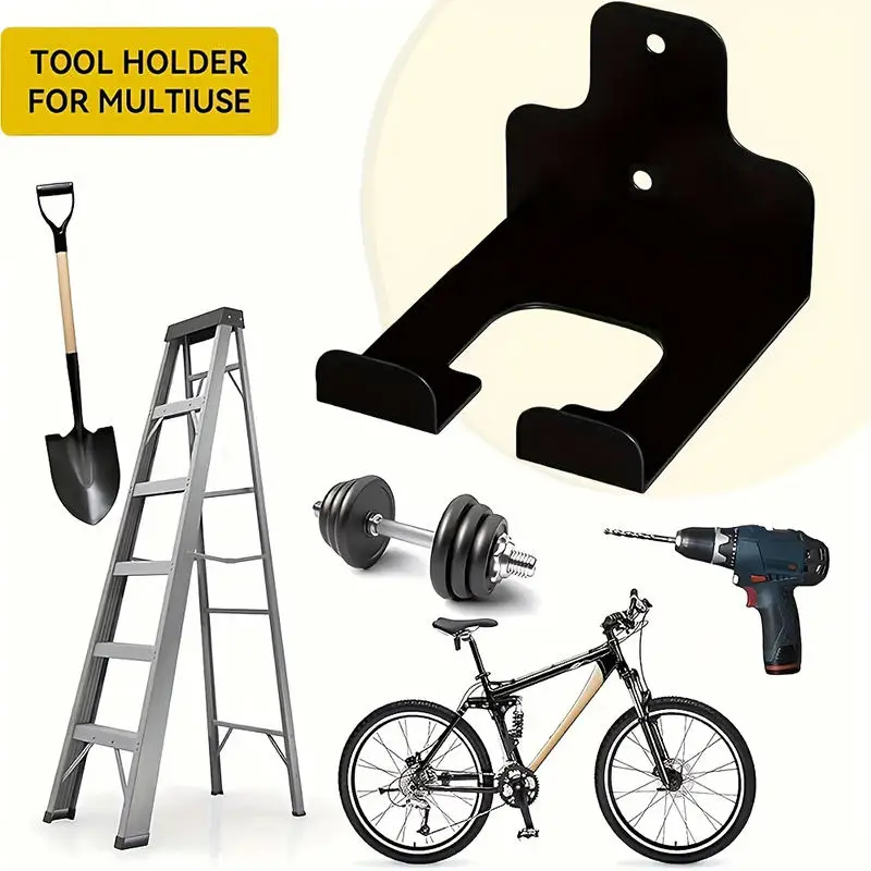 Garage Organizer Trimmer Rack Garden Power Tool Hanger Weed Whackers Holder Wall Mounted For Grass Trimmer Hedge Garden Tools