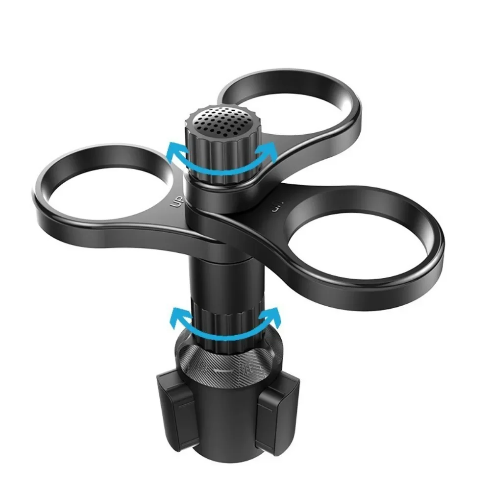 3-in-1 Auto-Getränkehalter-Erweiterungsadapter, 360° drehbare, verstellbare Basis, Autohalterung für Getränkeflaschen und Getränke. – Detail 3