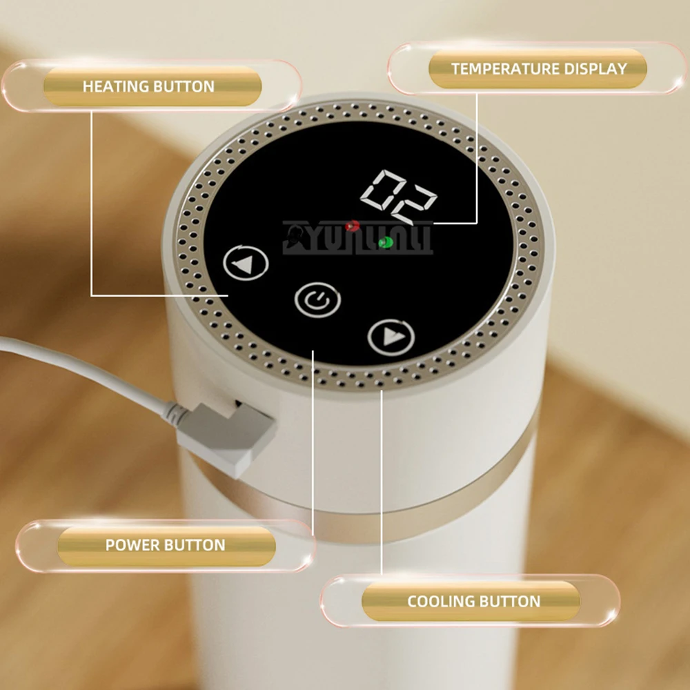 كوب مبرد الأنسولين المحمول البارد والساخن وظيفة مزدوجة ثلاجة صغيرة كوب مبرد عالي الكفاءة #5