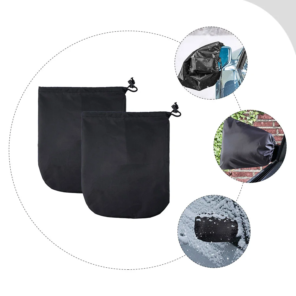 

2 Pcs Car Mirror Cover Rearview Shield for Protection Practical Proof Dust-proof