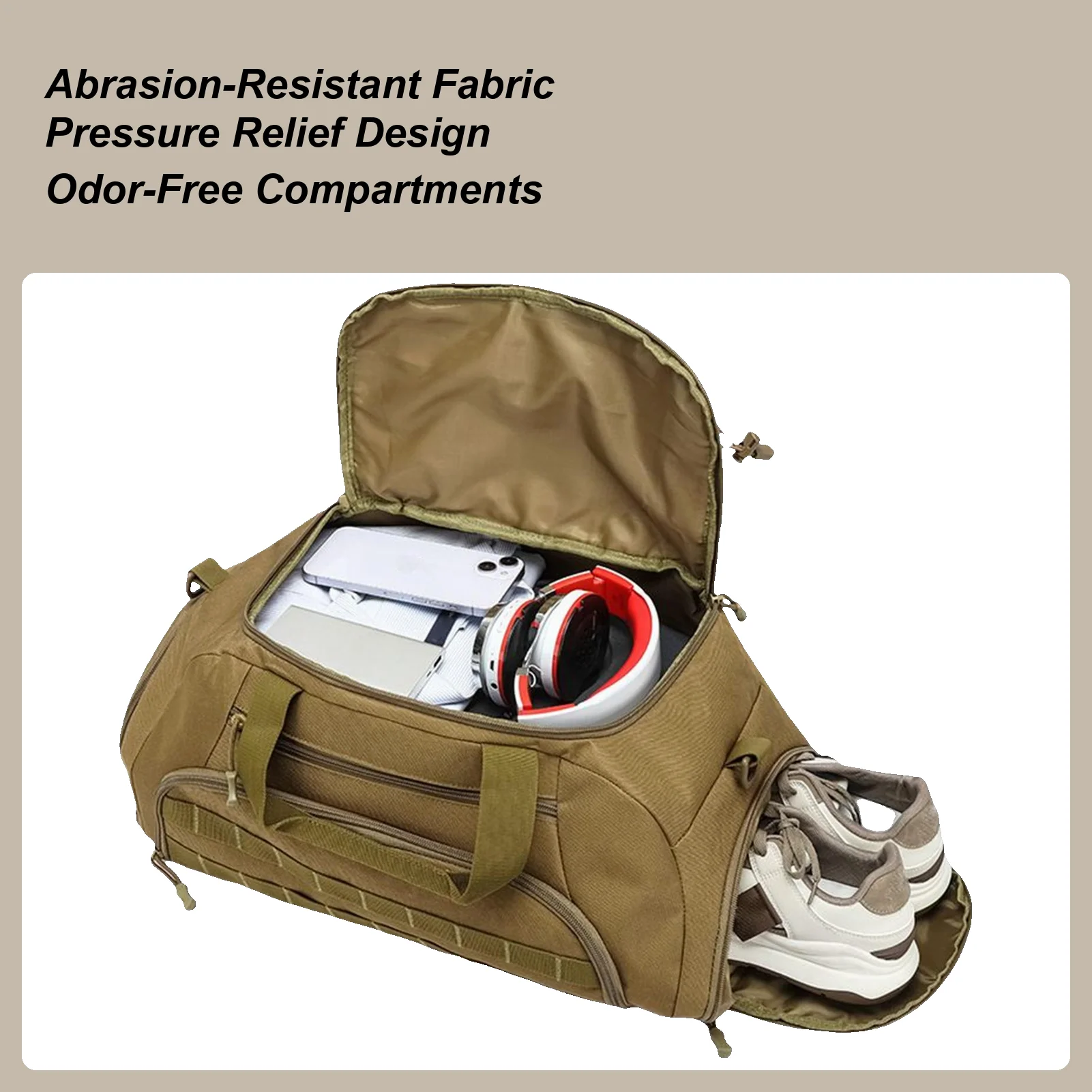 

Gym Bag Backpack Oxford Cloth Waterproof Convertible Large Gym Bag Workout Backpack For Travel Hiking Camping Backpacking