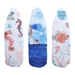 Durable Ironing Board Cover Stain Resistant Thick Padding 140x50cm Elastic Ironing Board Padded Cover for Laundry Supplies
