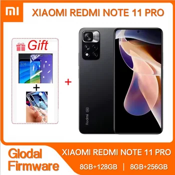 글로벌 롬 샤오미 레드미 노트 11 프로, 8GB 256GB, MTK 헬리오 G96 옥타 코어, 108MP 카메라, 120Hz 디스플레이, NFC 5G 스마트폰