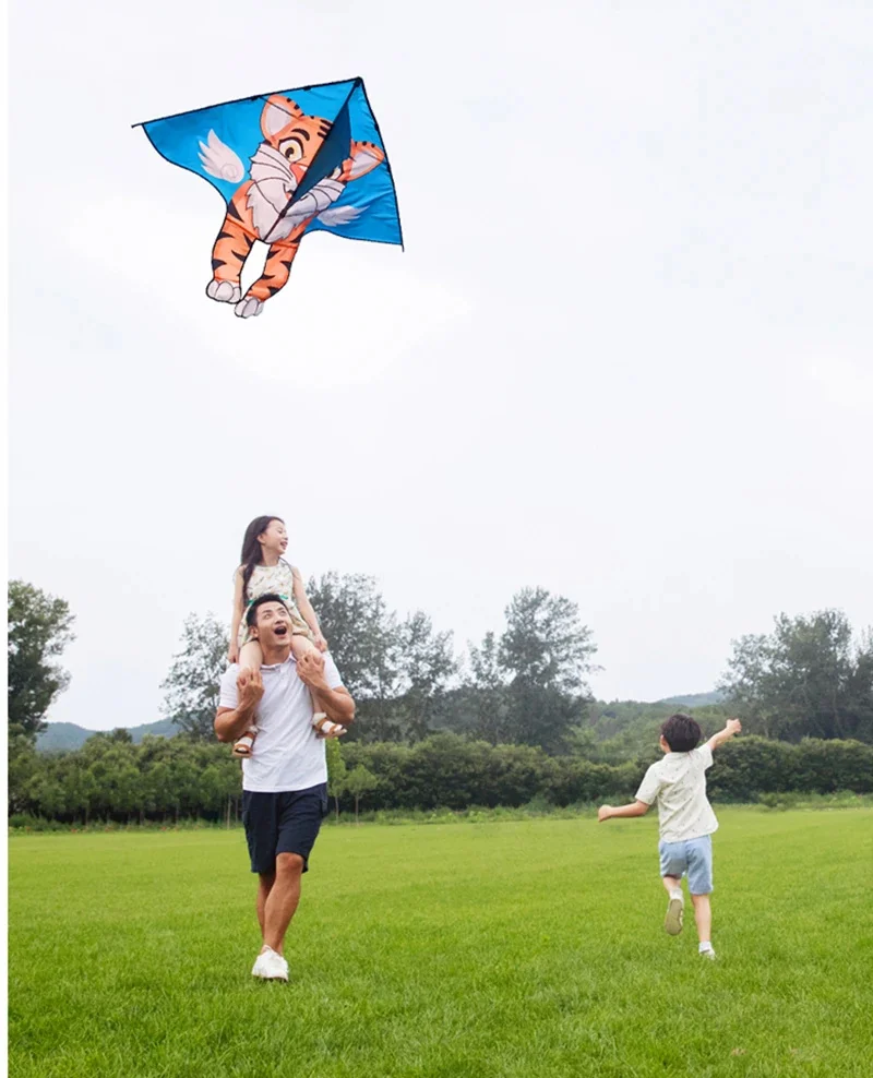 free shipping tiger kite flying toys children kites factory nylon kite windsock kids kite Children outdoor games inflatable toys