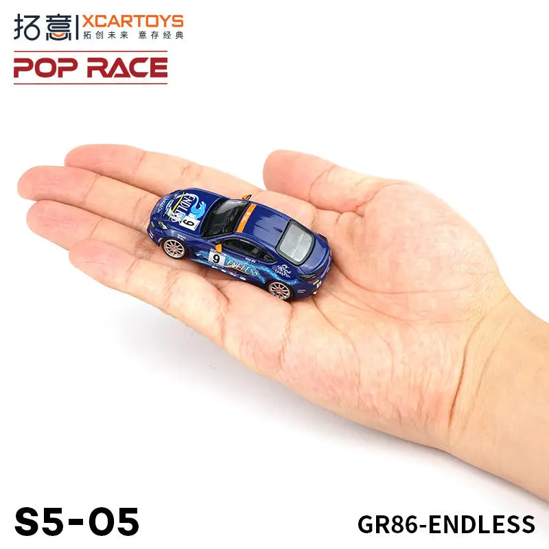 

Xcartoys 1 64 Alloy Metal Toy Car Toyota GR86 ENDLESS Racing Model Collection