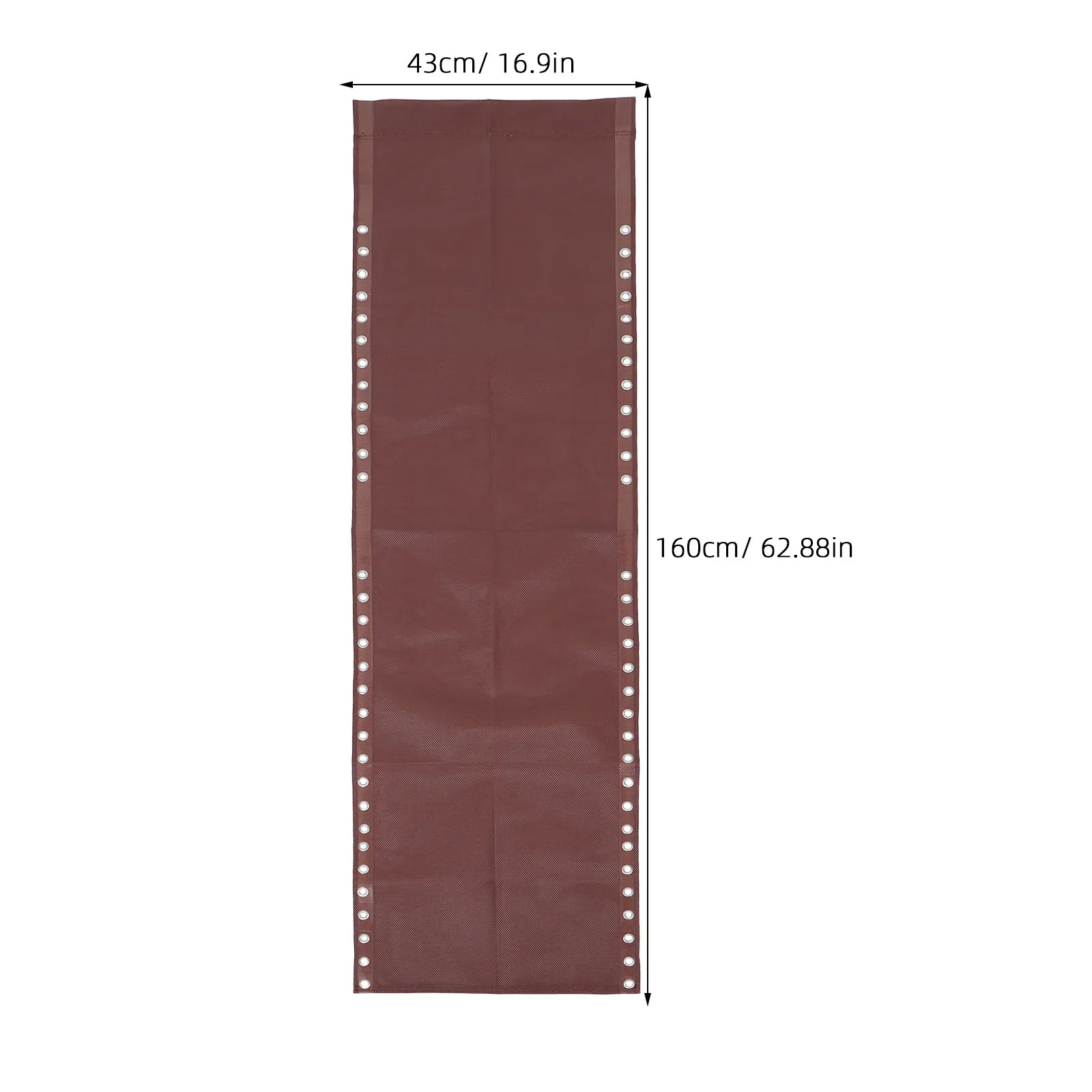 1Set Patio Chair Replacement Fabric Precut Outdoor Sling Fabric 63x17 Inch Waterproof Folding Lounge Recliner Chair Replacement