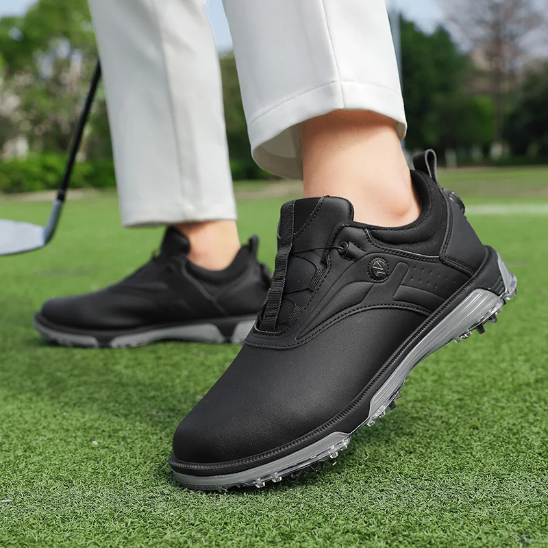 Scarpe da golf professionali da uomo per camminare su erba_voghion.com