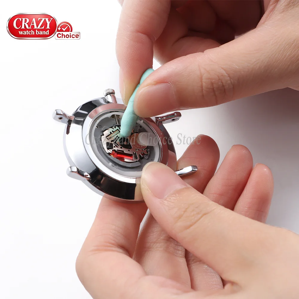 Watch Cleaning Putty Dust Removal Tool for Watch Dial  Movement Professional Watchmaker Repair Maintenance Accessory 1PCS Green image 4