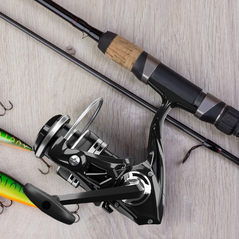 

Рыболовная катушка Цельнометаллический корпус Универсальная рыболовная спиннинговая катушка Передаточное число 5,2:1 для морской и пресноводной рыбалки