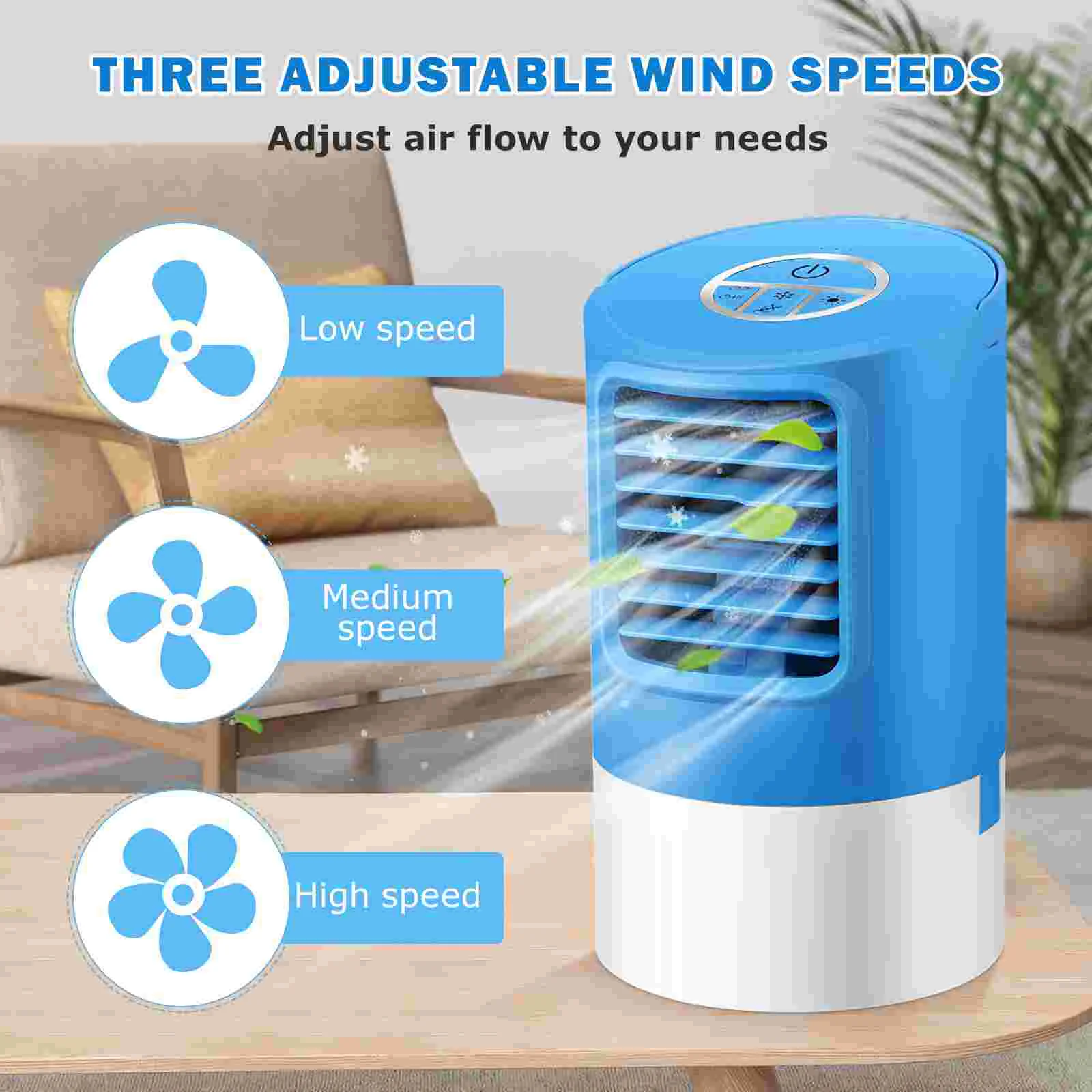 Small Cooler Personal Air Conditioner Room Air Conditionerac Fan Mute Portable Evaporative Portable Air Conditioner Office