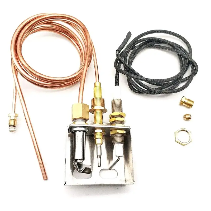 A02M-1 Set Gas Thermocouple Gas Burner Thermocouple For Gas Heater, Brazier, Oven, BBQ