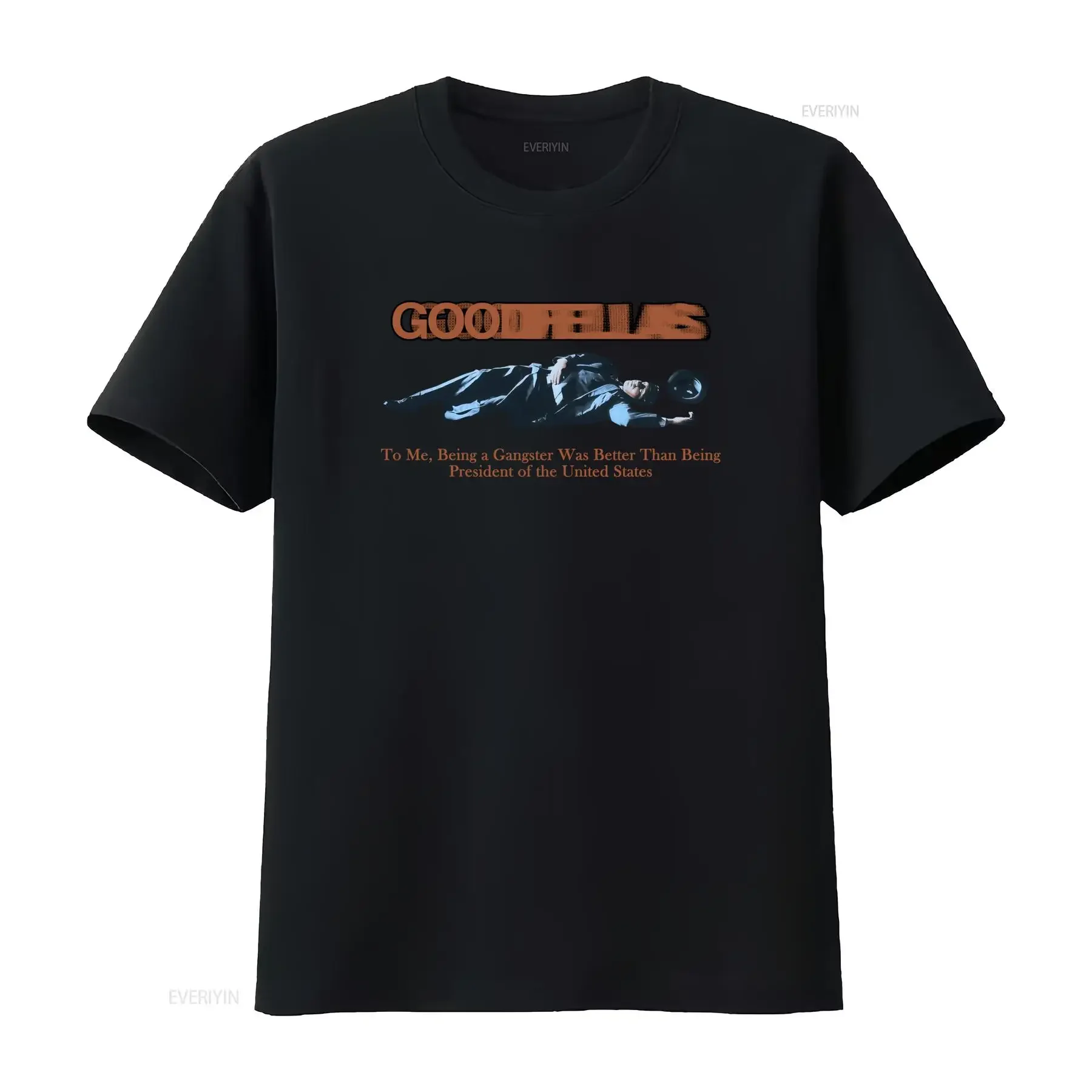 Men'S Vintage Goodfellas Movie T Shirt XL Gangster Film with As Good an Offer I'll Ever Get Quote Casual Round Neck All Soft