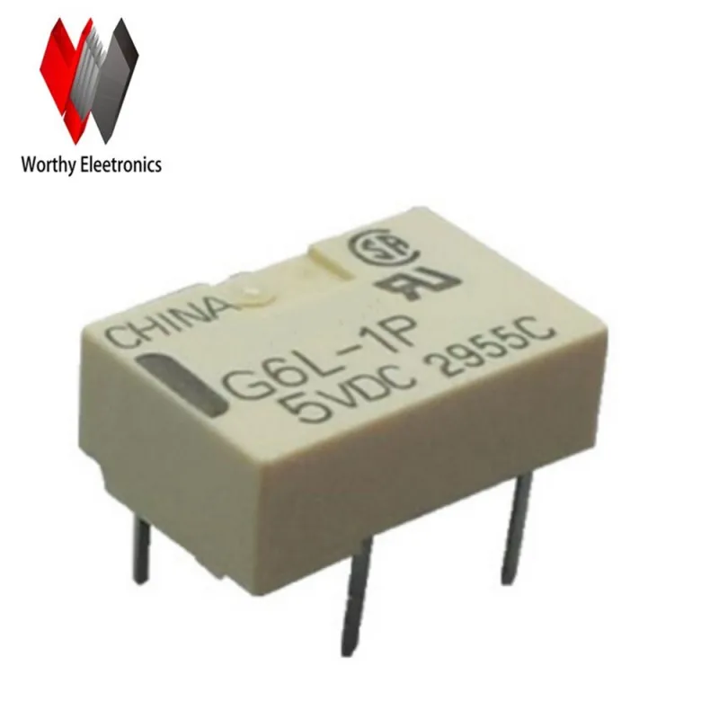 Free shiping   wholesale   10pcs/lot   relay   G6L-1P-5VDC