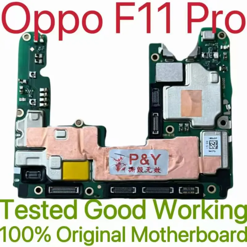 Global Version Original Unlocked Motherboard for Oppo F11 Pro Tested Circuit Plate Main Logic Board for Oppo F11 Pro