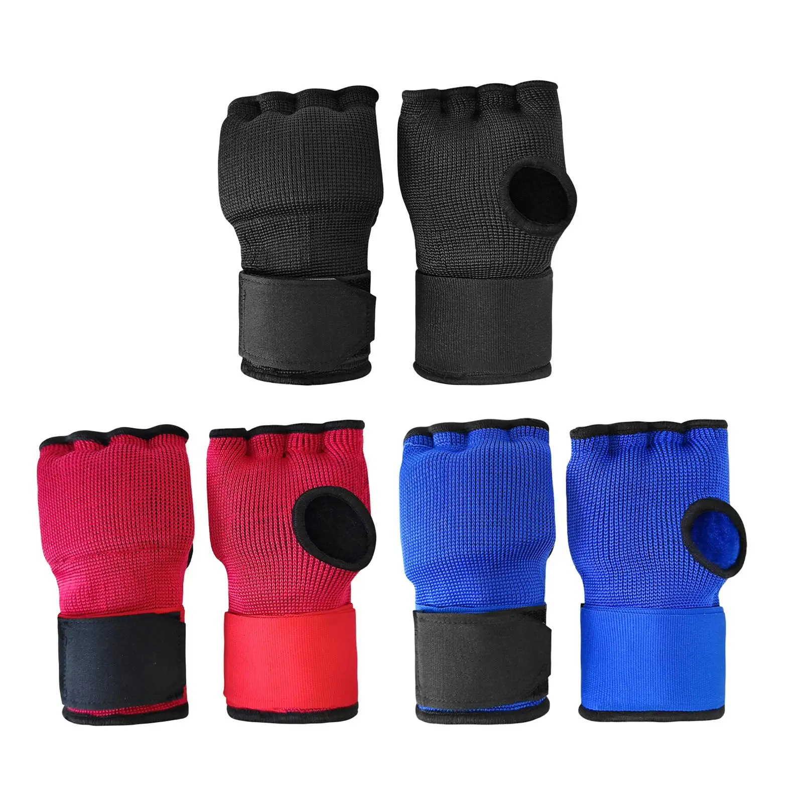 Boxing Inner Gloves Hand Wraps Half Finger Fitness Breathable Mitts Quick Wraps for Punching Karate Sports Martial Arts Mma