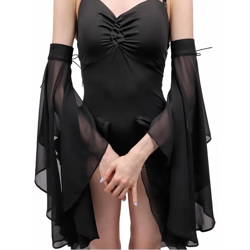 

1 пара свадебных шифоновых солнцезащитных декоративных нарукавников для невесты, простые нарукавники для косплея, аксессуары для свадебного платья