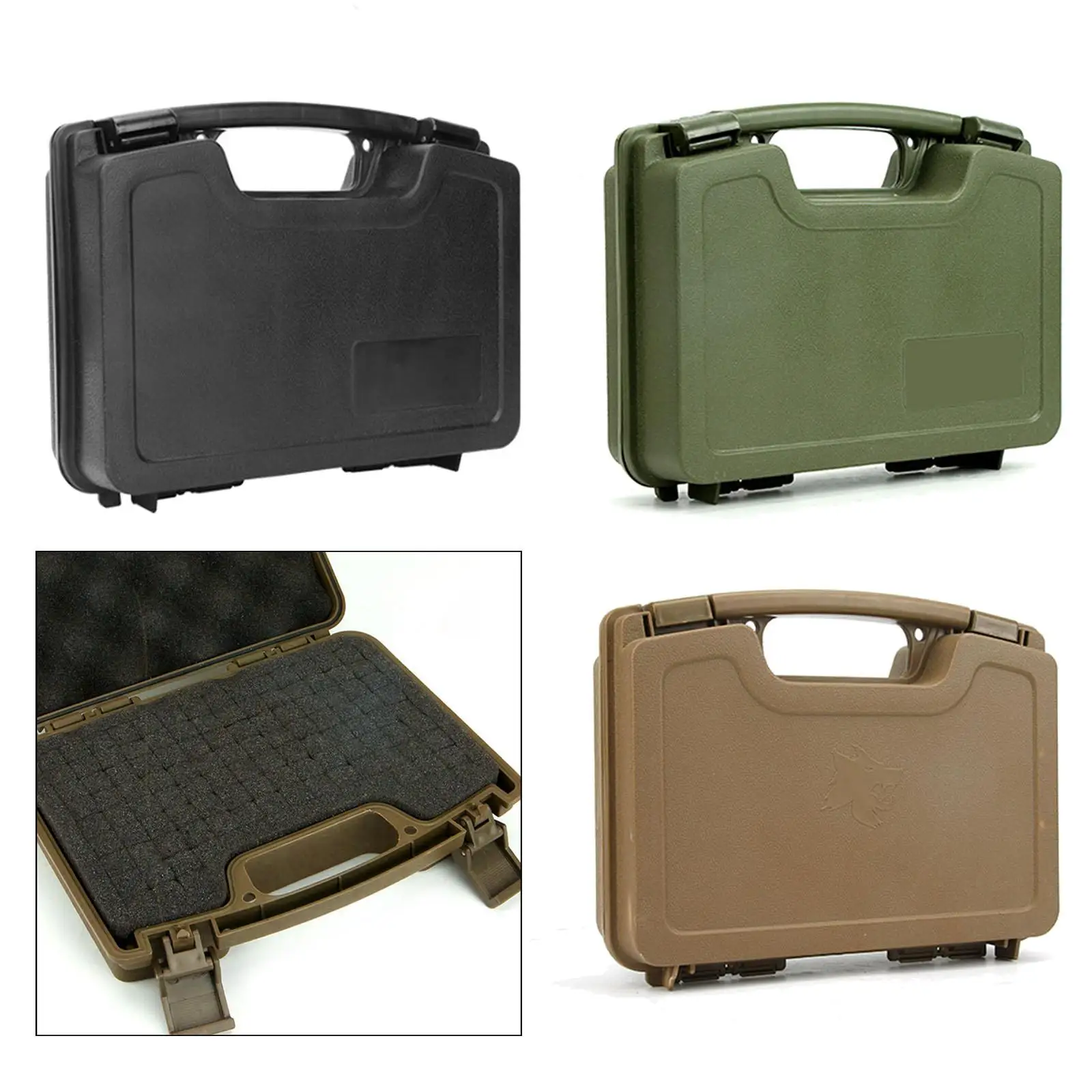 Tool Storage Case Double Sided Multipurpose Lightweight Waterproof Suitcase Engineering Box for Beads Nails Jewelry Nuts Screws