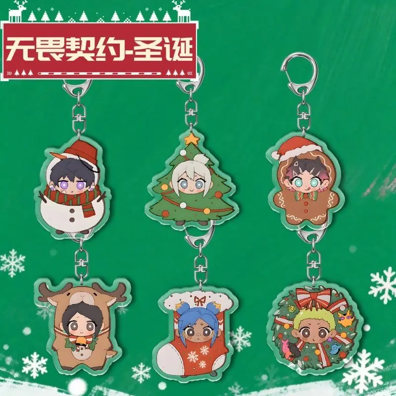 Valorant Acrylic Keychain Sage Clove Neon Jett Gekko Iso Game Merch Christmas Gift Bag Hanging Decoration Pencil Case Charm