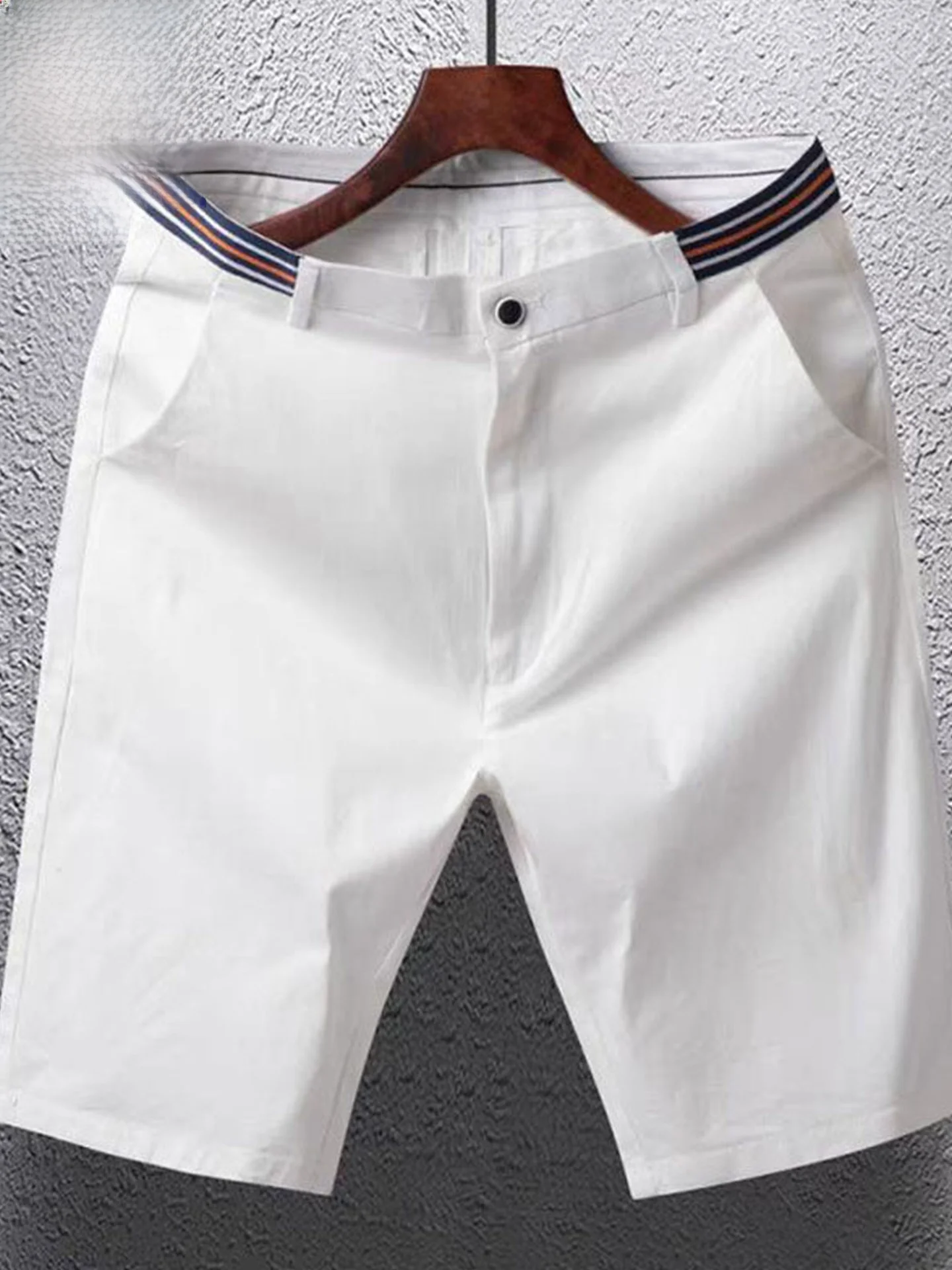 

Мужские повседневные хлопковые шорты TUCANO: свободные прямые брюки-капри белого цвета, летняя новинка, молодежный стиль, модные и энергичные.