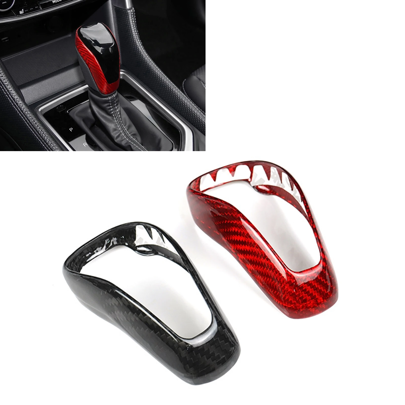 Gear Shift Knob Cover For Subaru Forester Outback Impreza XV 2018-2022 Shifter Head Shell Cap