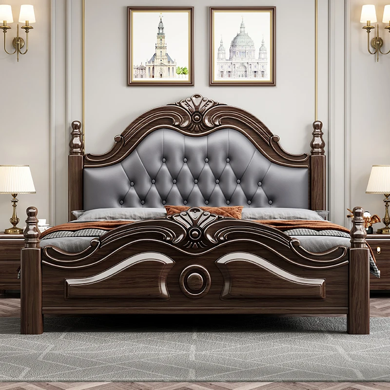 Beleza rainha cama de luxo quarto duplo moderno meninas design cama dormir princesa sexo madeira sol beliche lounge suíte móveis