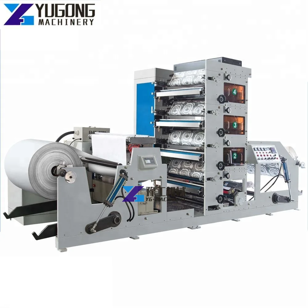 Fully Automatic Multicolor Paper Cup Roll To Roll Flexo Printing Machine with Laminating-cold Stamping