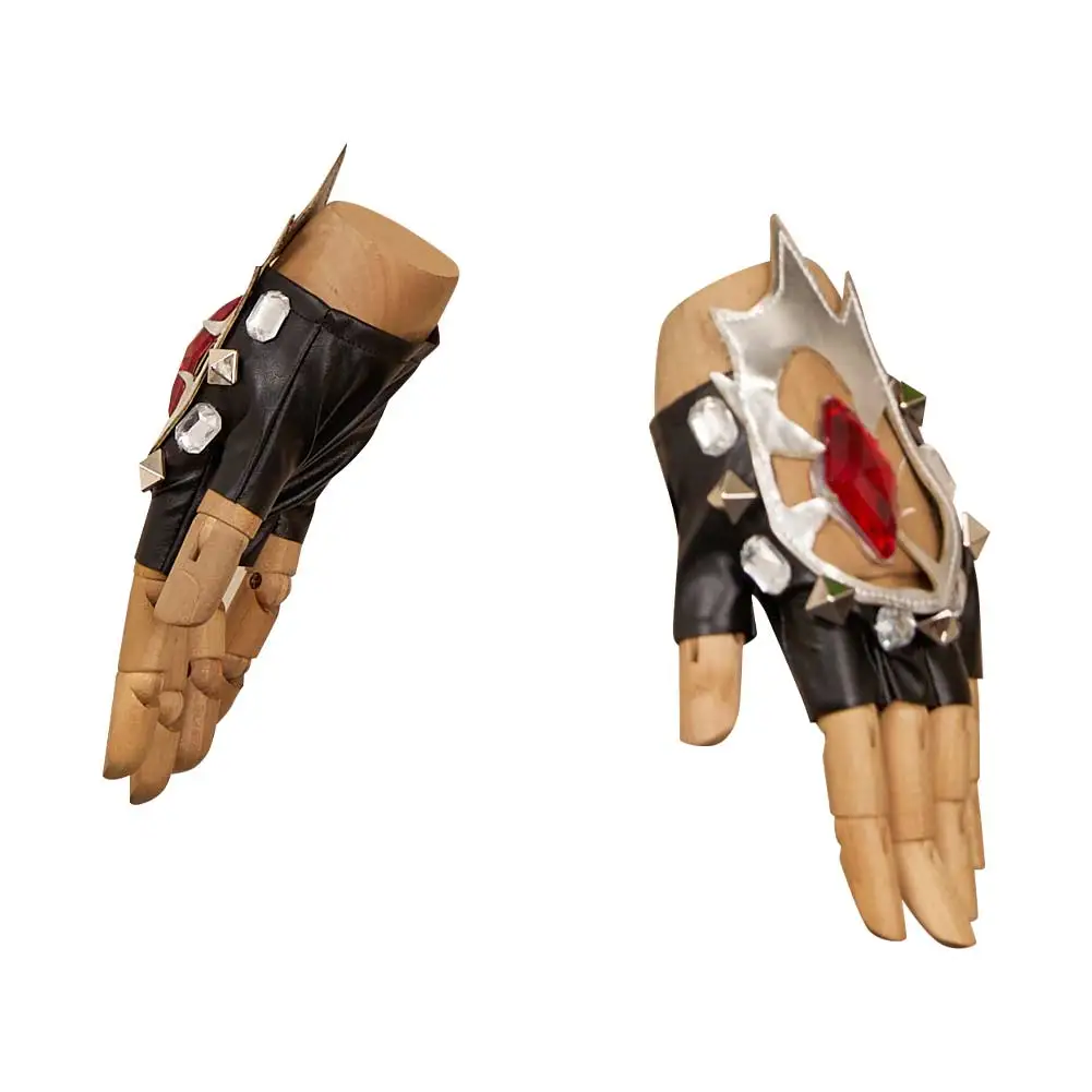 Kpop ميرا شيطان تأثيري الصيادين قلادة أقراط قفازات تمويه النساء الفتيات الخيال هالوين كرنفال زي الملحقات