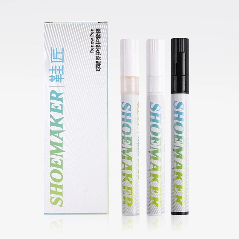 Shoes Stains Removal Waterproof Sneakers Anti-Oxidation Pen Repair Complementary Color White Go Yellow Shoe Whitening Cleaning