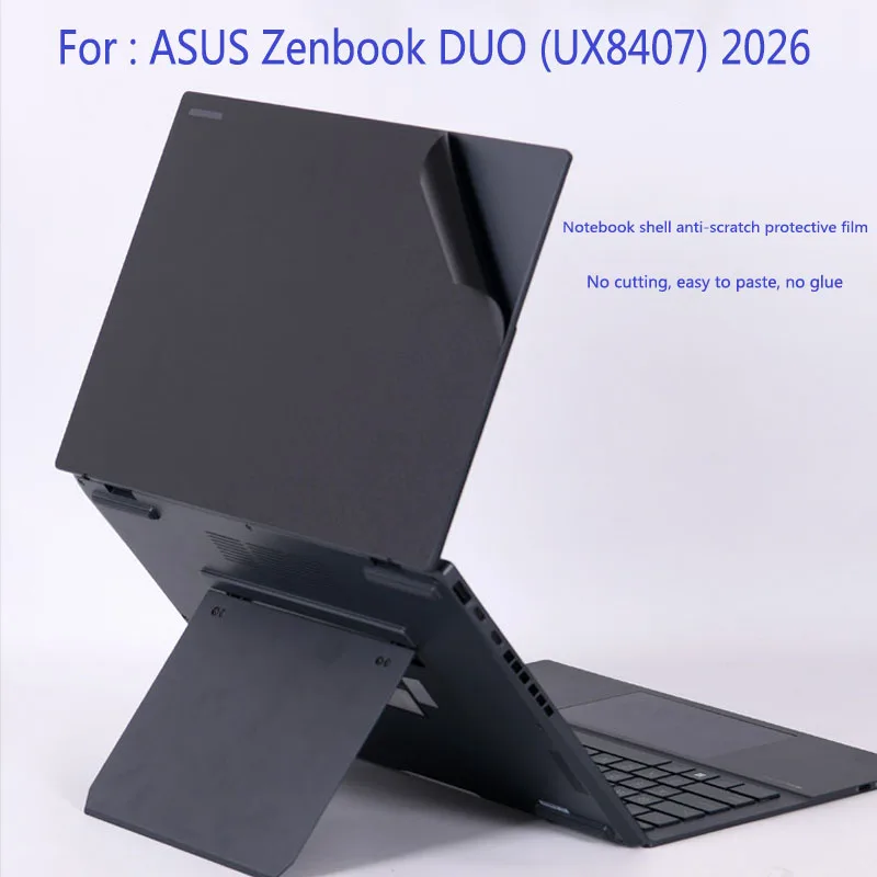 For 2026 ASUS Zenbook DUO UX8407 Notebook Shell Film Scratch Cover Sticker 14 