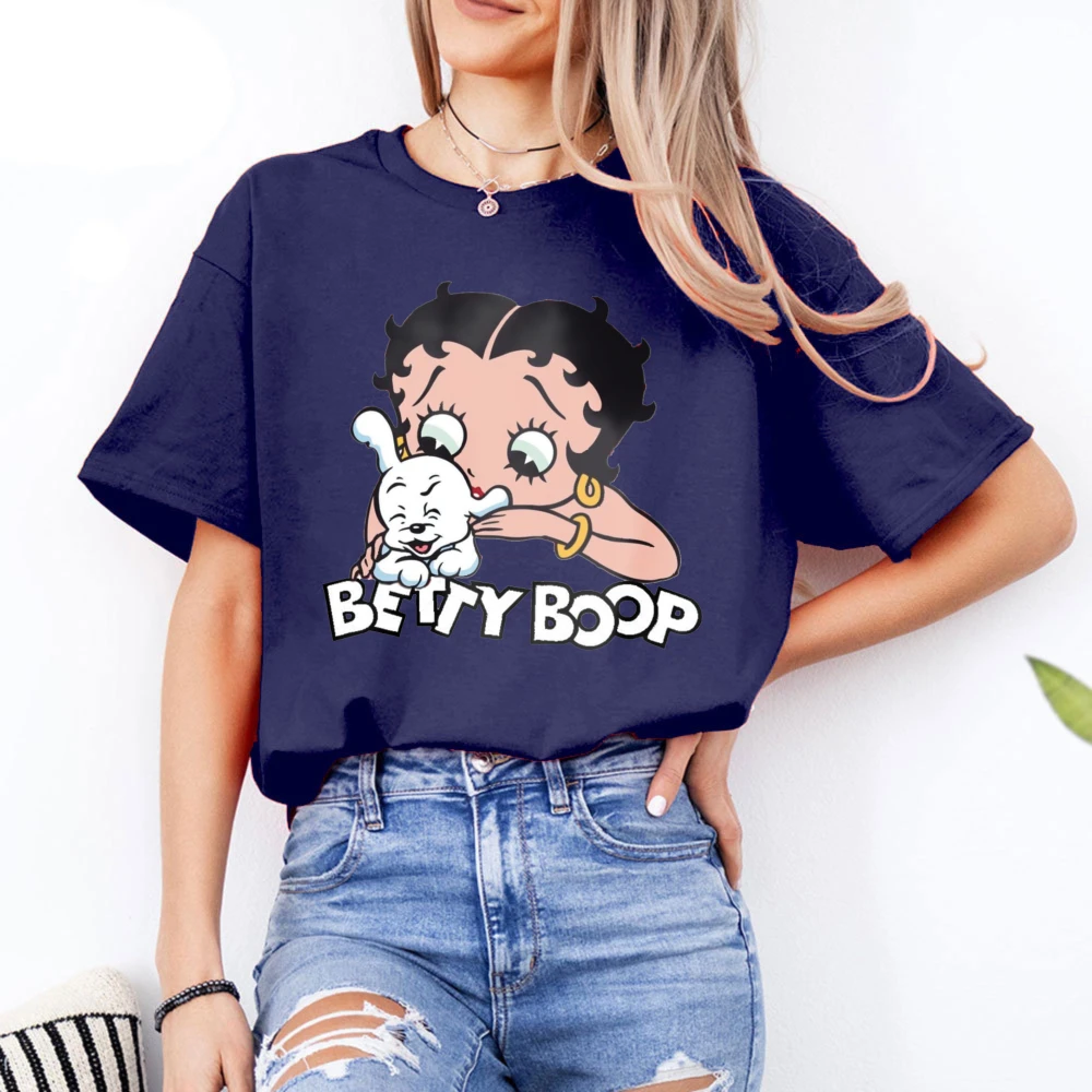 Vintage Retro Sweetheart Betty Boop Cartoon Style Graphic TShirt