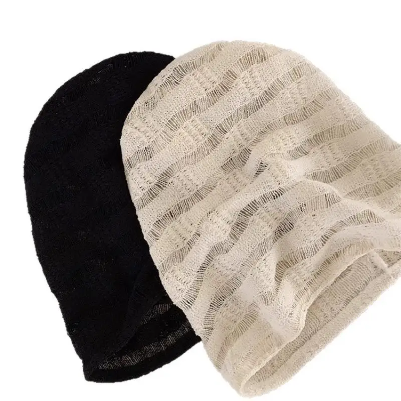 السيدات هوديس اليابانية عارضة جوفاء محبوك بلون المألوف تنوعا الحلو كومة قبعات رقيقة تنفس القبعات لفتاة