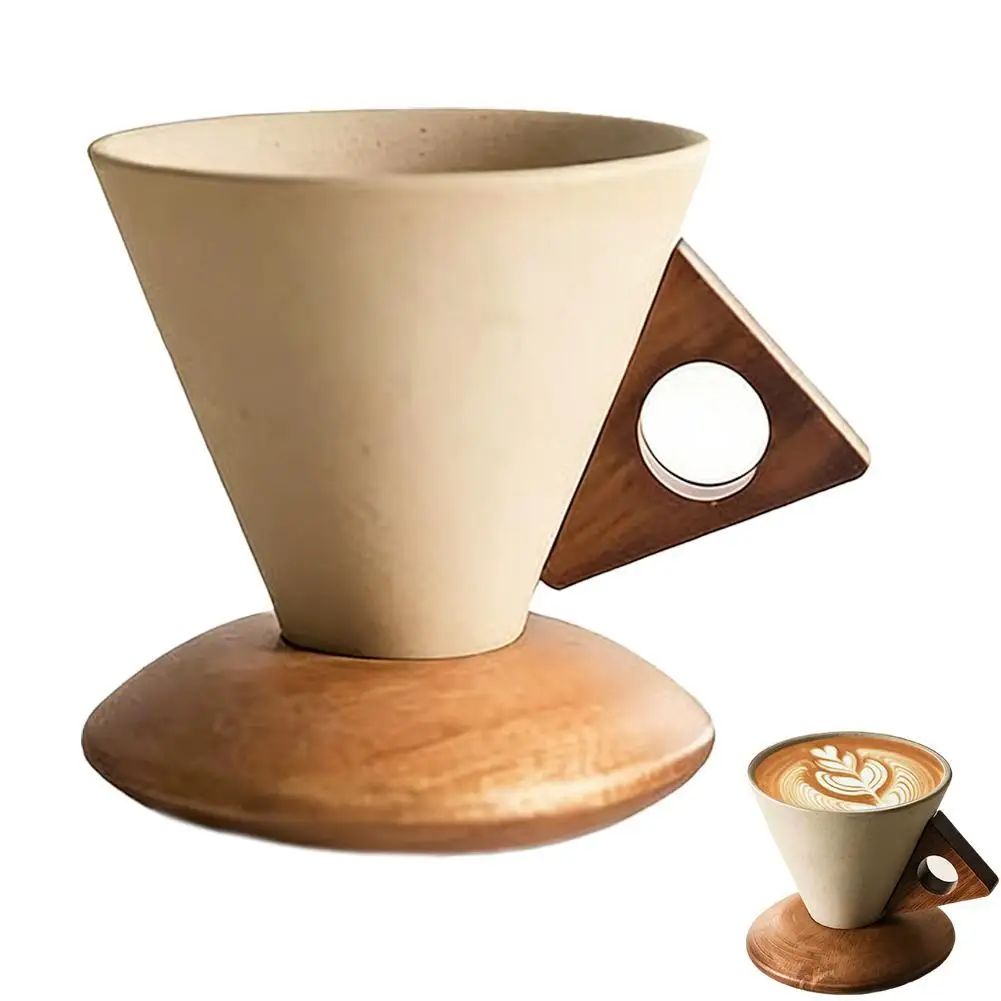 

Винтажные керамические чайные чашки 2026 года для заваривания кофе вручную, элегантный дизайн, для домашнего использования, персональная кружка для женщин, изысканный стиль INS, высокое качество