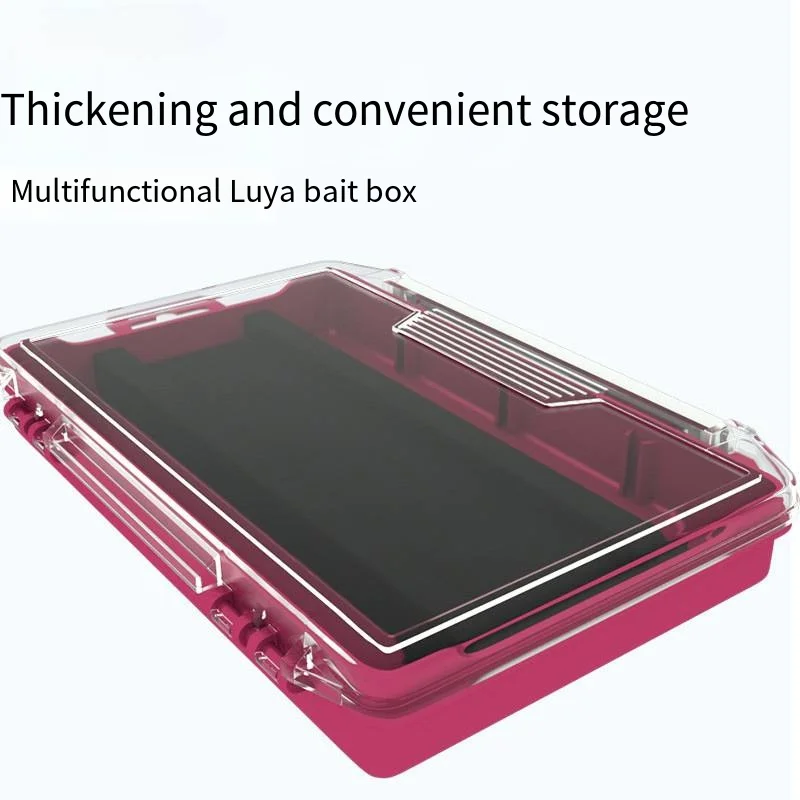 Bait Accessory Box, Multi-function Fishing Storage Box, Adjustable and Detachable Partition Fishing Tool Box, Fishing Tools