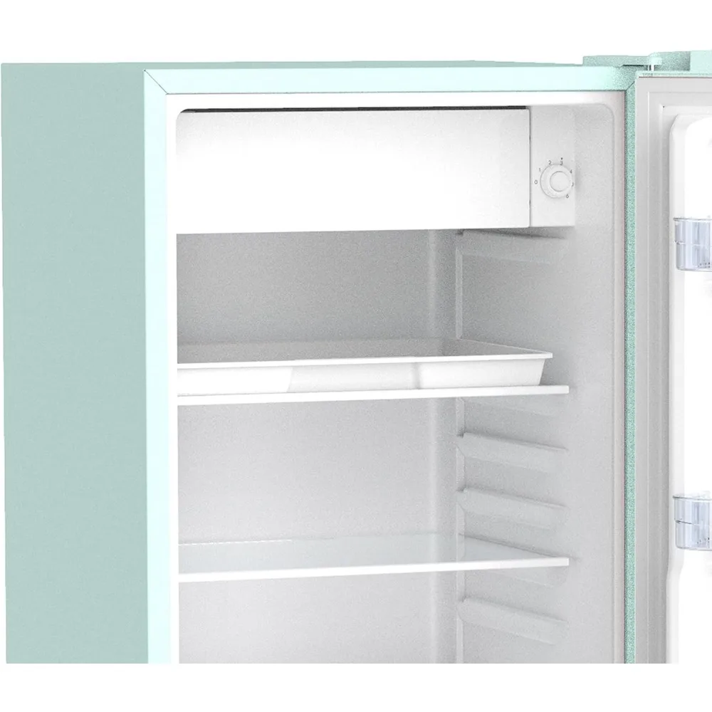 2024 nuovo Mini frigo per l'home Office o il dormitorio, sbrinamento manuale e temperatura regolabile, 3.1 Cu.Ft